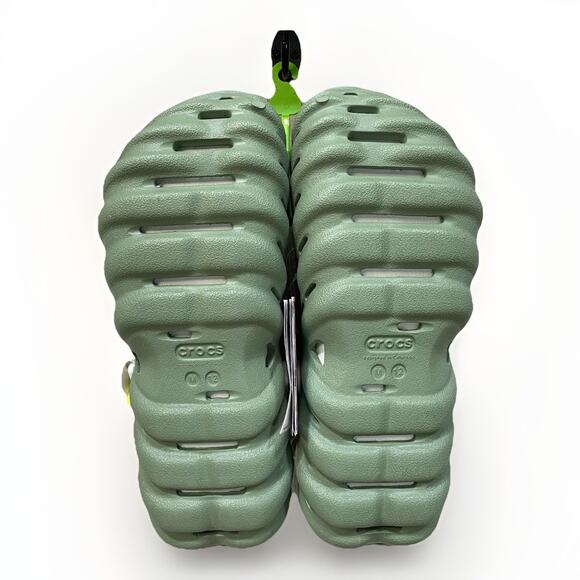 Crocs Echo Clogs Moss Green Unisex Adults Size 12 207937-308 Slip-on MSRP $70 - Picture 4 of 9